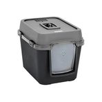 AyrStore Versus XL Kapalı Kedi Tuvaleti 67x52cm - Gri
