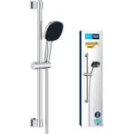 AyrStore Vitalio Comfort 110 Sürgülü Duş Seti, 110MM Kare 2 Akışlı El Duşu, 600MM Sürgülü Ray, 1750MM