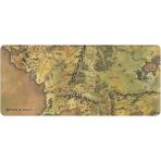 AyrStore Xxl Profesyonel Mouse Pad 90X40 (Midd Earth Map, The Lord Of The Rings: The Fellowship Of The - Siyah