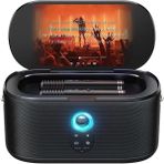 AyrStore Yetişkinler Için Karaoke Makinesi, Şarkı Sözleri Ekranlı, 10.1 Inç Ekran, 280W, 2+2 Kanal, 2