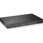 AyrStore Zyxel GS1900-24HP V2, 24 Port, Gigabit, Poe 170W, 2 Port Gigabit Sfp, Yönetilebilir, Rackmount Switch
