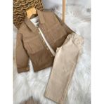 Ays Bebe Gabardin Ceket&pantolon Erkek Çocuk 3'lü Takım - 3 - 4 Yaş - Kahverengi