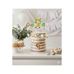 Ays Bridal Safari temalı pasta süsü kürdanı 1 yaş