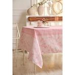 Ays Home Pembe Küçük Çiçek Desenli Masa Örtüsü
