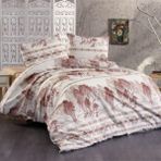 Aysalife Home Tekstil Yüksek Doğa Desen Tek Kişilik Pamuklu Nevresim Takımı - 160 x 220 cm - Bordo