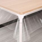 Aysan | 0.50mm | Şeffaf PVC Masa ve Masa Örtüsü Koruyucu | İnce Masa Pedi | Şeffaf Muşamba | Asetat Örtü (En: 80cm x Boy: 50cm)