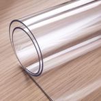 Aysan | 2.4mm | Şeffaf PVC Masa ve Masa Örtüsü Koruyucu | Masa Pedi | Koruyucu Mika | Asetat Masa Örtüsü | (En: 100cm, Boy: 60cm)