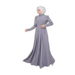 Ayşe Melek 2611 Gri Abiye Kadın Elbise