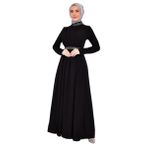 Ayşe Melek 2611 Siyah Abiye Kadın Elbise