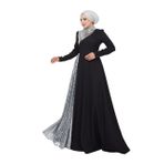 Ayşe Melek 2719 Gümüş Abiye Kadın Elbise