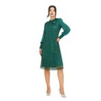 ayşe melek Kadın Giyim Abiye Moda File Pul payet kısa abiye elbise 2728 (Zümrüt, 48)
