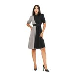 ayşe melek Kadın Giyim Abiye Moda Pul detaylı kemerli krep kısa abiye elbise 2730 gri 40