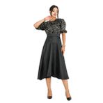ayşe melek Kadın Giyim Abiye Moda Pullu Saten Abiye Elbise 2724 (Gold, 38)