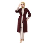 ayşe melek Kadın Giyim Abiye Moda Pullu Tesettür Takım Elbise 2670 (Bordo, 40)