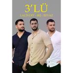 Ayşegül hediyelik Ayşegul hediyelik Erkek Waffle Dokuma Açık Yakalı Düğmeli Regular Kalıp 3’lü Gömlek Seti - Bej, Beya