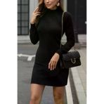Ayşegül hediyelik Ayşegul hediyelik Kadın Uzun Kollu Balıkçı Yaka Triko Mini Boy Elbise