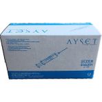 Ayset 30G Süper İnsülin Enjektörü 50 Adet Ergonomik Tasarımlı Polipropilen Malzeme ile Konforlu Kullanım 70570