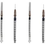 Ayset İnsülin Enjektörü (3P 1ML) 26 G Kahverengi İğneli 250 Adet