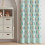 Ayshome Mint 140x270 cm Çocuk Odası Perdesi