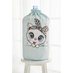 Ayshome Mint Kedi Büzgülü Damacana Kılıfı