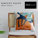 Ayshome Mint Yaprak 43x43 cm Kırlent Kılıfı