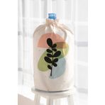 Ayshome Puantiyeli Soyut Desen Beyaz Damacana Kılıfı