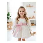 aysskids LOTUS Pul Payet Bayramlık Özel Gün Doğum Günü Kız Çocuk Parti Elbise
