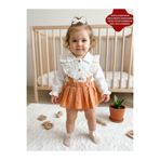 aysskids Melinda Kız Bebek Bayramlık Özel Gün Salopet