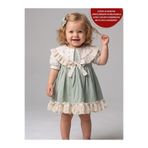 aysskids Nia Vintage Bohem Fisto Dantelli Bayramlık Özel Gün Kız Bebek Elbise