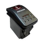 Ayt Capa Irgati Sembollu Isiksiz Arac On Off Ac Kapa Yayli Anahtar Dugme Oto Icin 12-24 Volt Switch 4 Pinli