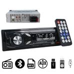 Ayt Carstar Cs-107 Çift Usb Sd Hafıza Kartı Fm Radyo Aux Bluetooth Araç Teyibi Kumandalı Oto Teyp 4X60 Watt Dijital
