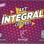 AYT Cep Test İntegral Karekök Yayınları