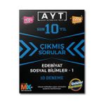 Ayt Edebiyat Sosyal Bilimler-1 Son 10 Yıl Çıkmış Sorular 10 Deneme Ünlüler Karması