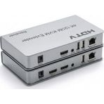 Ayt Enkado EKD-HE120KVM 4K 120 Metre HDMI USB KVM Extender Görüntü Aktarıcı