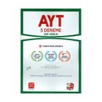 AYT Eşit Ağırlık 5'li Deneme - 3D Yayınları