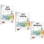 AYT Fizik Kimya ve Biyoloji Deneme Seti 3 Kitap - 3D Yayınları