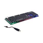 Ayt Hello Hl-18744 Usb Kablolu Metal Kasa Mekanik Hisli Rgb Işıklı Oyuncu Gaming Q Klavye