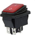 Ayt IC-104W Geniş Körüklü Işıklı On Off Anahtar Aç Kapa Düğme Buton 27 x 21 x 42 mm