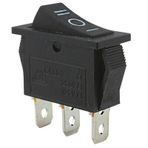 Ayt Ic-117 Dar Işıksız On Off On Yaylı Anahtar Aç Kapa Buton Düğme 30,2x11 Mm