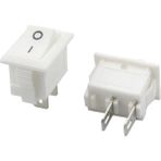 Ayt IC-120B Mini Işıksız On Off 2 Pin Anahtar Beyaz Aç Kapa Buton Düğme 2.5 x 1.7 mm