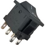 Ayt IC-121-6 Mini Işıksız 6 Pin On Off Anahtar Aç Kapa Düğme Buton 8 x 10.4 mm