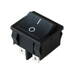 Ayt Ic-128 Orta Boy Işıksız On Off 4 Pin Anahtar Aç Kapa Buton Düğme 25.0X22.7 Mm