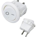 Ayt Ic-133a Yuvarlak Işıksız On Off Anahtar 2 Pin Aç Kapa Düğme Buton 20 Mm