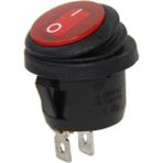 Ayt IC-133W Yuvarlak Işıklı Su Geçirmez 2 Pin On Off Anahtar Aç Kapa Düğme Buton 19 x 36 mm