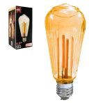 Ayt Ledx St-64 Kırılmaz Gövde 4,5 Watt Çizgili Rustik Ampul Dekoratif Lamba Aytınlatma