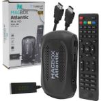 Ayt Magbox Atlantic Display Gözlü Tkgs'li 1080P Full Hd Mini Uydu Alıcısı - Siyah