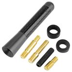 Ayt Magicvoice Mv-26308 Universal Mavi Karbon Fiber Oto Araç Teyp Çubuk Radyo Anteni 12 Cm