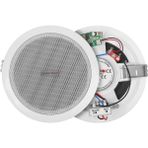 Ayt Magicvoice TPI-350 5 Inç 13.5 cm Hat Trafolu Alçıpan Asma Tavan Tipi Hoparlör Mağaza Kolon 6W Rms Mp3 USB Uyumlu Beyaz - Siyah