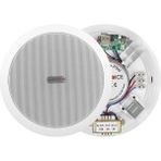 Ayt Magicvoice TPI-351 6 Inç 16 cm Hat Trafolu Alçıpan Asma Tavan Tipi Hoparlör Mağaza Kolon 6W Rms Mp3 USB Uyumlu Beyaz - Siyah