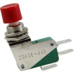 Ayt Micro Switch DS-438 Kırmızı Butonlu Ø12 mm (IC-176E)